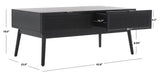 Safavieh Baisley 2 Drawer Coffee Table Black COF5000B