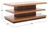 Safavieh Suette 2 Shelf Coffee Table Natural / Walnut  COF5001A