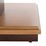 Safavieh Suette 2 Shelf Coffee Table Natural / Walnut  COF5001A