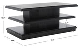 Safavieh Suette 2 Shelf Coffee Table Black COF5001B