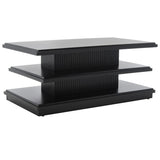 Safavieh Suette 2 Shelf Coffee Table Black COF5001B