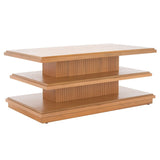 Safavieh Suette 2 Shelf Coffee Table Natural  COF5001C