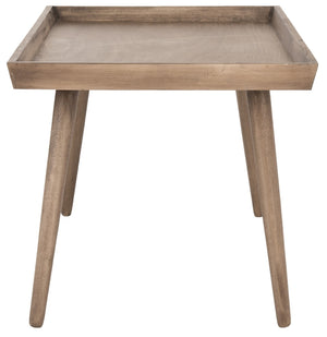 Safavieh Nonie Coffee Table Tray Top Desert Brown Wood Water Based Paint Pine MDF COF5700B 889048258730