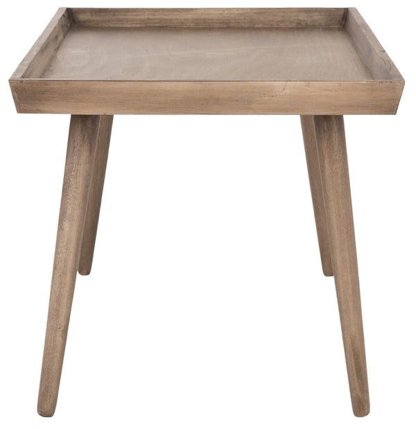 Safavieh Nonie Coffee Table Tray Top Desert Brown Wood Water Based Paint Pine MDF COF5700B 889048258730