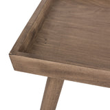 Safavieh Nonie Coffee Table Tray Top Desert Brown Wood Water Based Paint Pine MDF COF5700B 889048258730