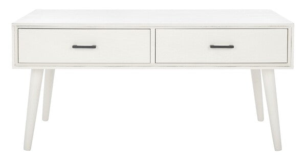 Safavieh Mozart Mid Century 2 Drawer Coffee Table COF5702A