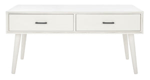 Safavieh Mozart Mid Century 2 Drawer Coffee Table COF5702A