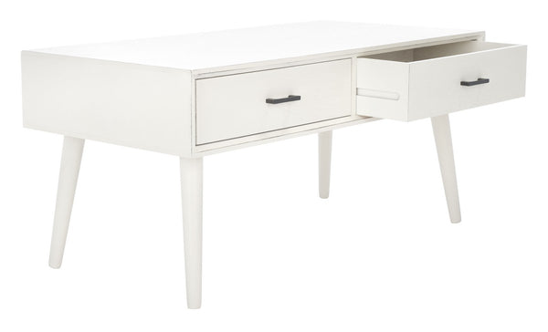 Safavieh Mozart Mid Century 2 Drawer Coffee Table COF5702A