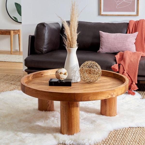 Safavieh Meek 3 Leg Round Coffee Table COF6603A