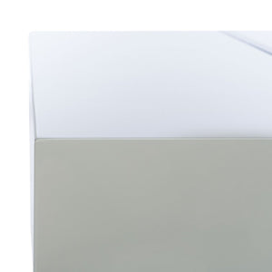 Jacob Rectangular Glass Leg Modern Coffee Table