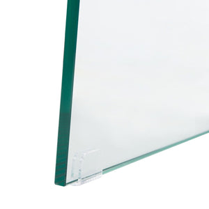 Jacob Rectangular Glass Leg Modern Coffee Table