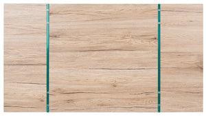 Jacob Rectangular Glass Leg Modern Coffee Table