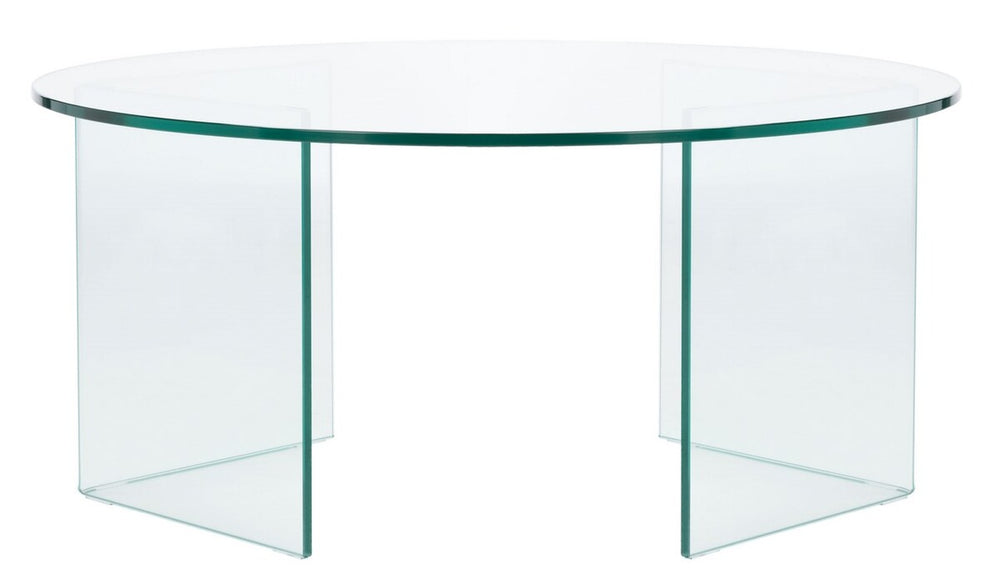 Bexon Tempered Glass Coffee Table Clear Glass COF7301A-2BX