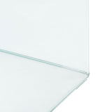 Bexon Tempered Glass Coffee Table Clear Glass COF7301A-2BX