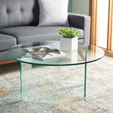 Bexon Tempered Glass Coffee Table Clear Glass COF7301A-2BX