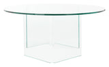 Bexon Tempered Glass Coffee Table Clear Glass COF7301A-2BX