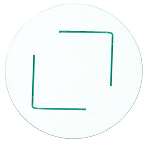 Bexon Tempered Glass Coffee Table Clear Glass COF7301A-2BX