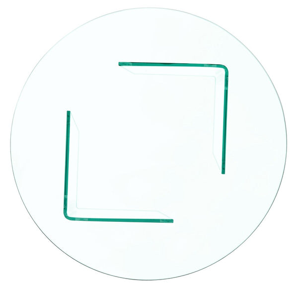 Bexon Tempered Glass Coffee Table Clear Glass COF7301A-2BX