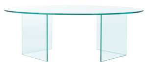 Carsten Tempered Glass Coffee Table Clear Glass COF7302A-2BX