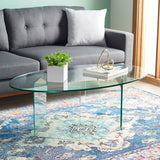 Carsten Tempered Glass Coffee Table Clear Glass COF7302A-2BX