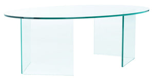 Carsten Tempered Glass Coffee Table Clear Glass COF7302A-2BX