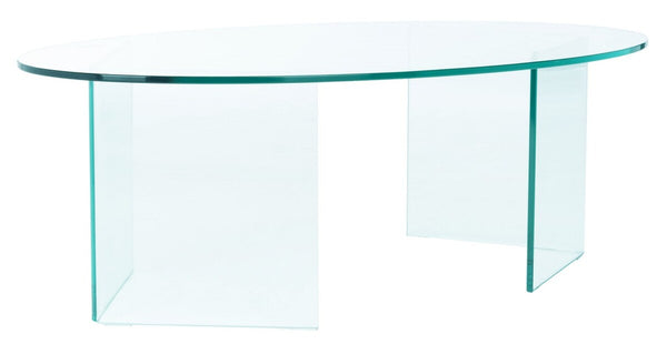 Carsten Tempered Glass Coffee Table Clear Glass COF7302A-2BX