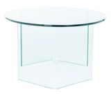 Carsten Tempered Glass Coffee Table Clear Glass COF7302A-2BX