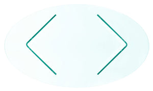 Carsten Tempered Glass Coffee Table Clear Glass COF7302A-2BX