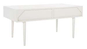 Safavieh Lexington Coffee Table White Wash Wood COF9006B