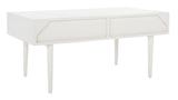 Safavieh Lexington Coffee Table White Wash Wood COF9006B