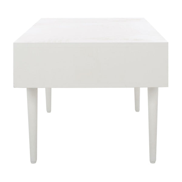 Safavieh Lexington Coffee Table White Wash Wood COF9006B