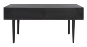 Safavieh Lexington Coffee Table Black Wood COF9006C