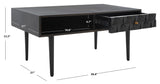 Safavieh Lexington Coffee Table Black Wood COF9006C