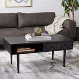 Safavieh Lexington Coffee Table Black Wood COF9006C