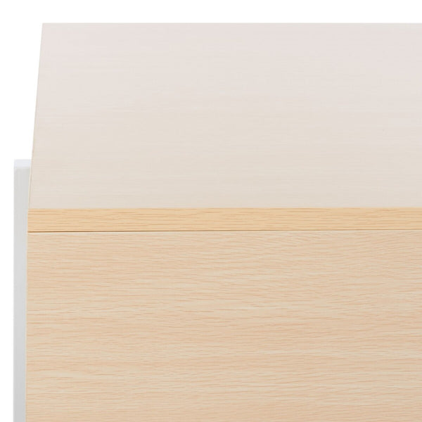 Jaxith Coffee Table - Modern Elegance with Chunky Wood Top and Sleek Metallic Legs for Stylish Living