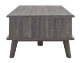 Safavieh Rori 2 Door Coffee Table Distressed Black COF9600E