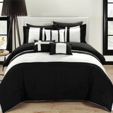 Fiesta Black King 10pc Bed In A Bag Comforter Set