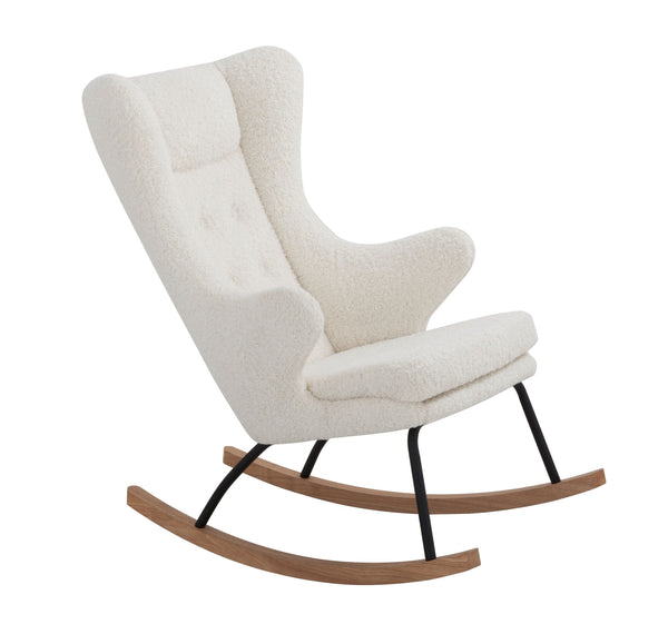 VIG Furniture Modrest Colfax - Modern White Sheep Rocking Chair VGDWJ1817-WHT-CH