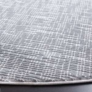 Safavieh Continental 106 Power Loomed Solid & Tonal Rug Dark Grey / Light Grey 9' x 12'