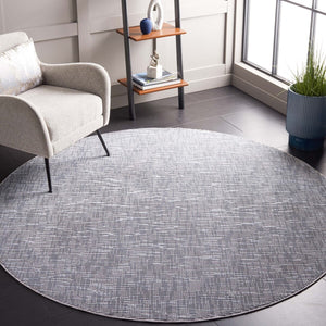 Safavieh Continental 106 Power Loomed Solid & Tonal Rug Dark Grey / Light Grey 9' x 12'