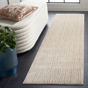 Safavieh Continental 110 Power Loomed Solid & Tonal Rug Beige / Grey 9' x 12'