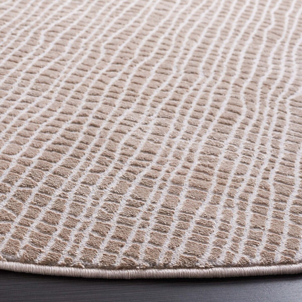 Safavieh Continental 110 Power Loomed Solid & Tonal Rug Beige / Grey 9' x 12'
