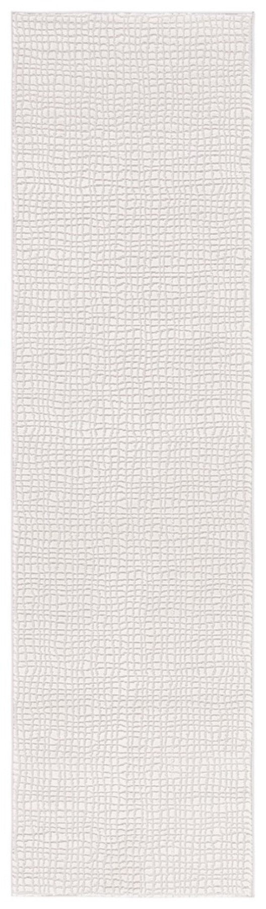 Safavieh Continental 110 Power Loomed Solid & Tonal Rug Ivory / Grey 9' x 12'