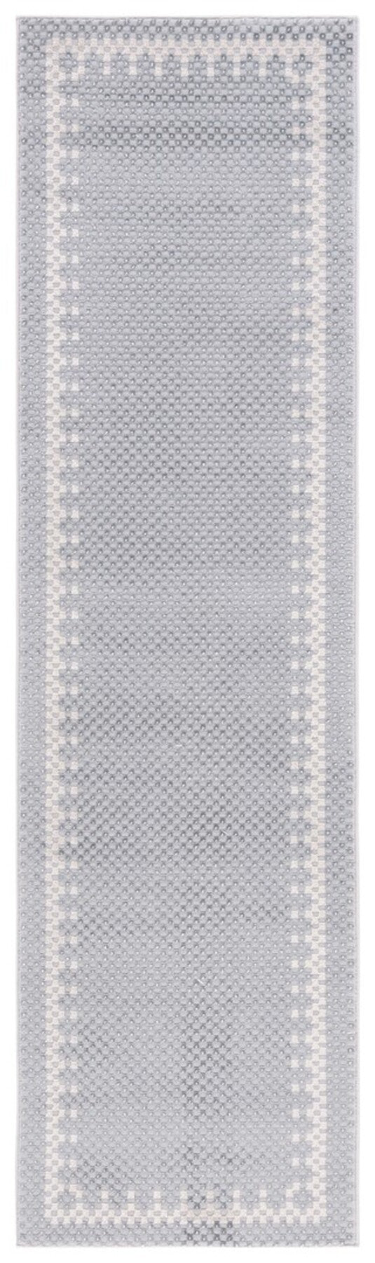 Safavieh Continental 118 Power Loomed Solid & Tonal Rug Grey / Beige 9' x 12'