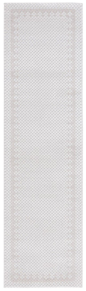 Safavieh Continental 118 Power Loomed Solid & Tonal Rug Light Grey / Dark Grey 9' x 12'