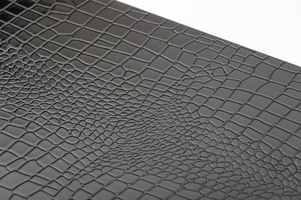 VIG Furniture A&X Congress Transitional Black Crocodile Desk VGUNAS706-150-BLK VGUNAS706-150-BLK