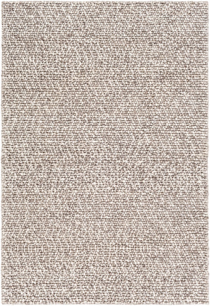Como COO-2300 Cottage Viscose, Wool Rug COO2300-81012 Medium Gray, Ivory 50% Viscose, 50% Wool 8'10" x 12'