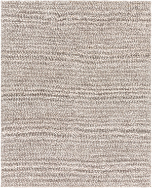 Como COO-2300 Cottage Viscose, Wool Rug COO2300-810 Medium Gray, Ivory 50% Viscose, 50% Wool 8' x 10'