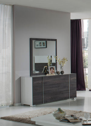 VIG Furniture Nova Domus Corrado Italian Modern Grey Mirror VGACCORRADO-MIR