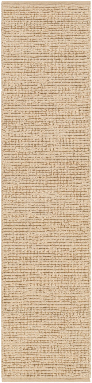 Continental COT-1930 Cottage Jute Rug COT1930-312 Cream 100% Jute 3' x 12'